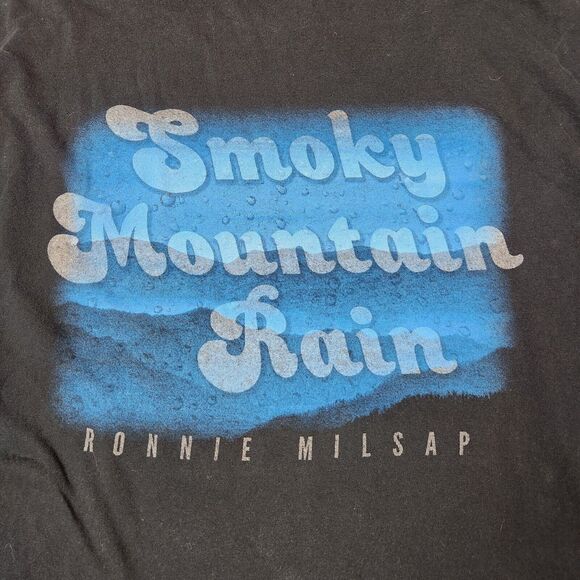 Vtg 90s Ronnie Milsap Long Sleeve Shirt 2XL Band T Western Country Music Y2k - Picture 3 of 11